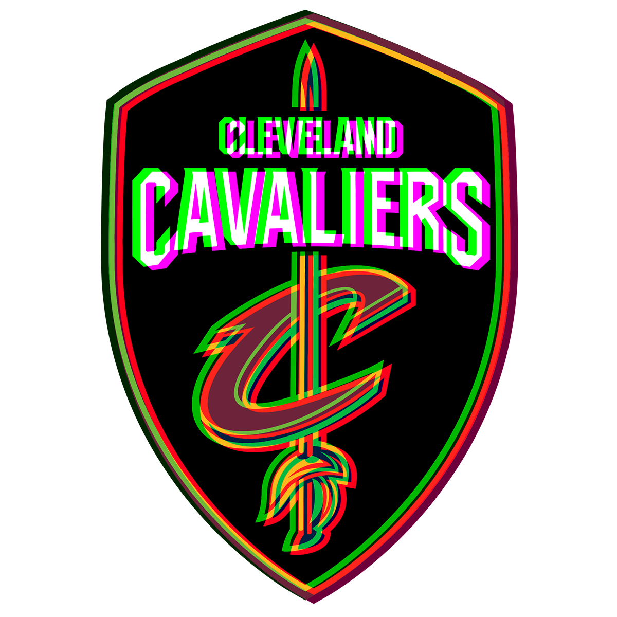 Phantom Cleveland Cavaliers logo iron on paper